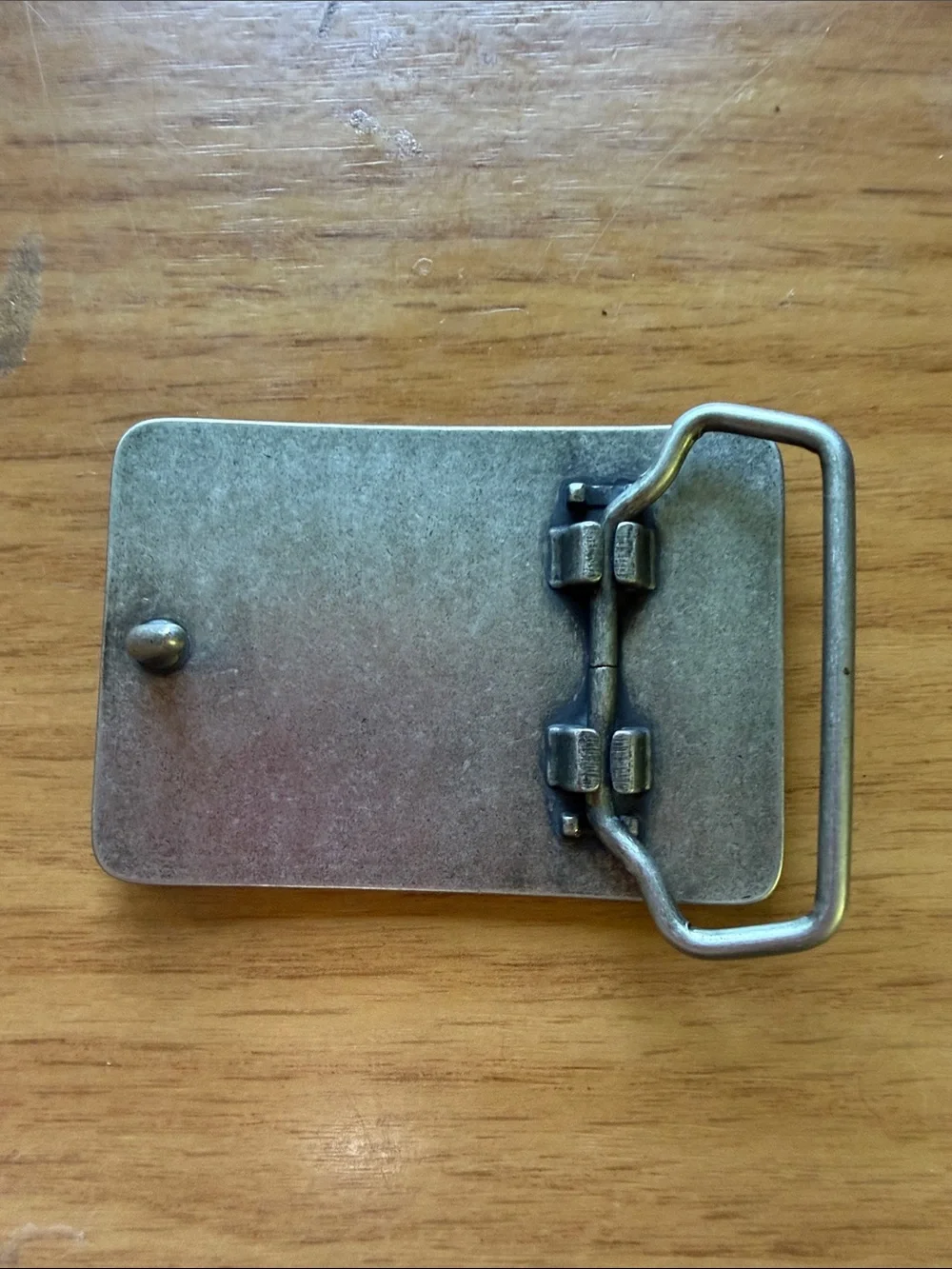 Harley-Davidson Brass Tone Money Clip with Striped Logo Plate